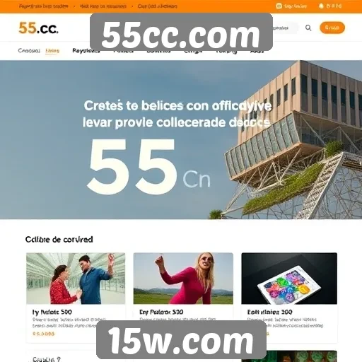 Novas funcionalidades do site 55cc.com em destaque
