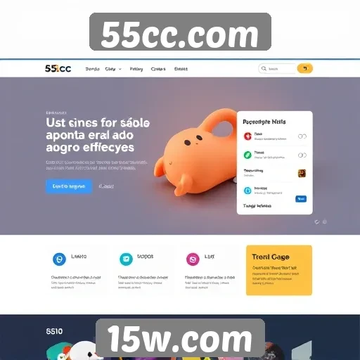 Nova interface do usuário no 55cc.com melhora a navegação